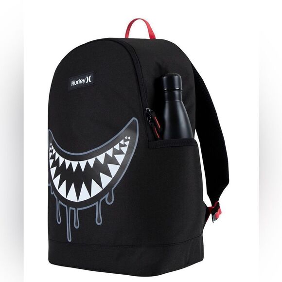 Hurley Graphic Backpack Black Shark - Picture 2 of 6